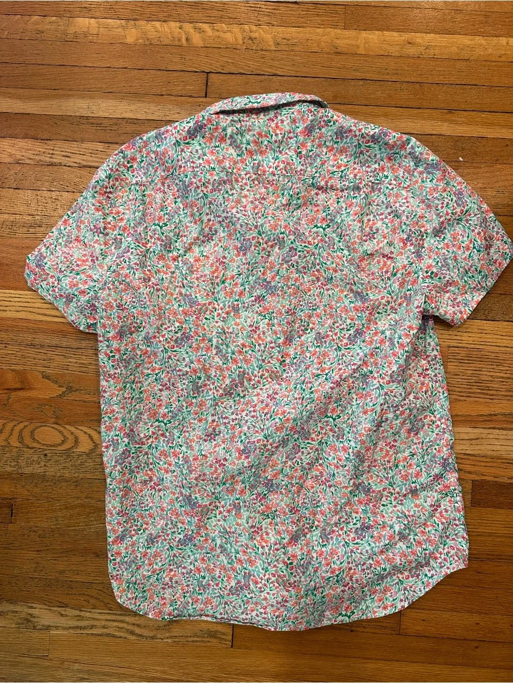 J. Crew Flex Washed Floral Button-Down Shirt